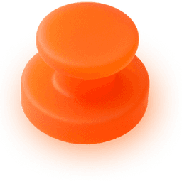 Orange pin